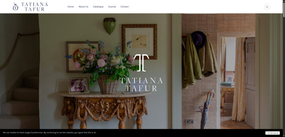 Tatiana Tafur designer website preview